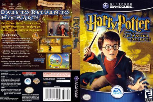 Harry Potter and the Chamber of Secrets (Europe) (En,Fr,De) Cover - Click for full size image